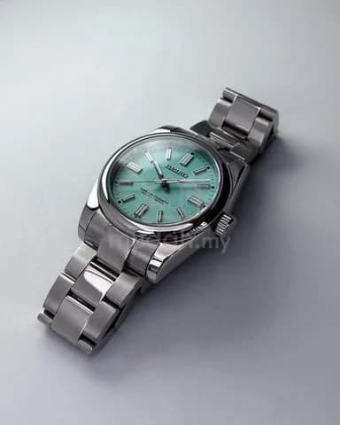 Custom S. Mod 36mm Turquoise Green Oyster — image 4