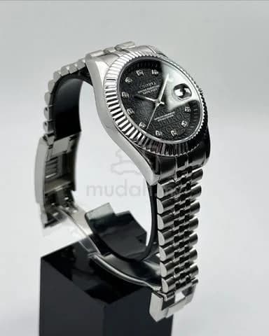 Custom S. Mod Black Computer Diamond DateJust 41mm — image 3