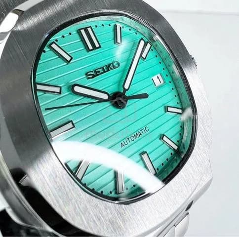 Custom S. Mod 40mm Turquoise Green Naut — image 4