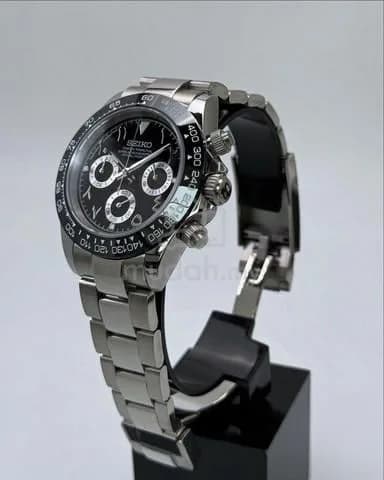 Custom S. Mod 39.5mm Black Arabic Godzilla Daytona — image 4