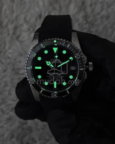 Custom S. Mod 36mm Gloss Black Yachtmaster — image 6