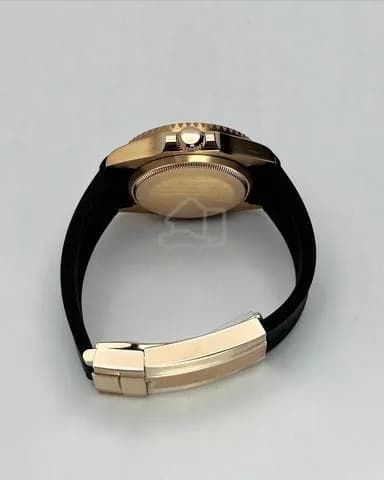 Custom S. Mod 36mm Glossy Black Prospex Rose Gold Yachtmaster — image 6