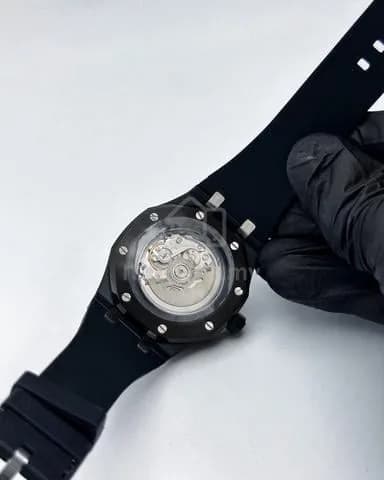 Custom S. Mod 42mm Silver Skeleton Black — image 3