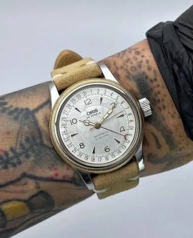40mm 2000s Oris Big Crown Pointer Date 2-Tone — image 1