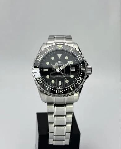 Custom S. Mod Premium Black Silver GS w/ Lumed Bezel 44mm — image 5