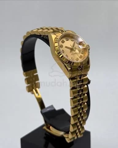 Custom S. Mod 26mm No Logo Gold Diamond Datejust — image 2
