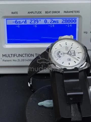 43mm 2009 TAG Heuer Grand Carrera Calibre 8 GMT Chronometer White Dial Ref.WAV5112 Automatic Watch Only — image 6