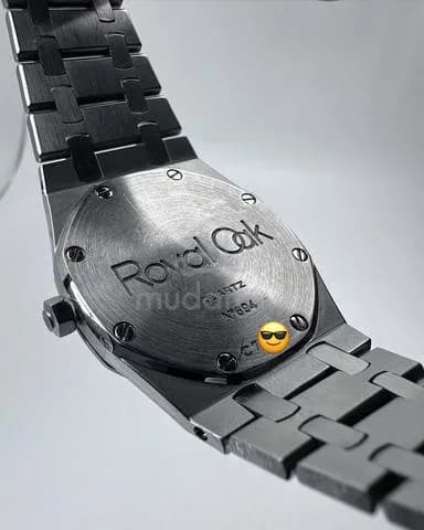 33mm 1980s Audemars Piguet Royal Oak Quartz Black Dial 56303ST Watch only — image 5
