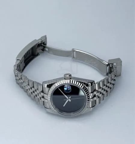 Custom S. Mod 36mm Glossy Black Sterile Onyx DateJust — image 5