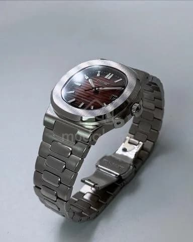 Custom S. Mod 40mm Brown Vignette Naut — image 5