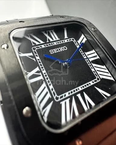 Custom S. Mod 38mm Black Roman Santos — image 3