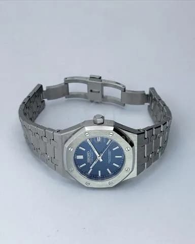 Custom S. Mod 39mm Blue Datejust AP — image 5