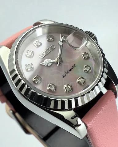 Custom S. Mod 26mm Pink Pearl Diamond MOP — image 3