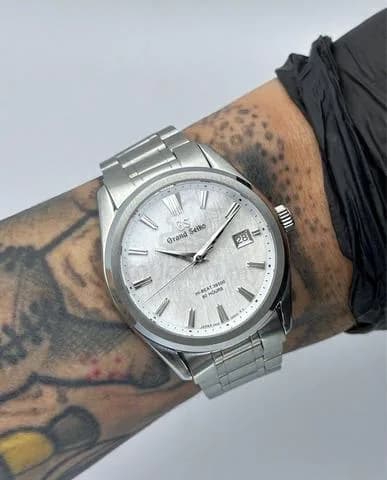 Custom S. Mod 40mm GS White Birch w/ engrave Crown & Buckle — image 1