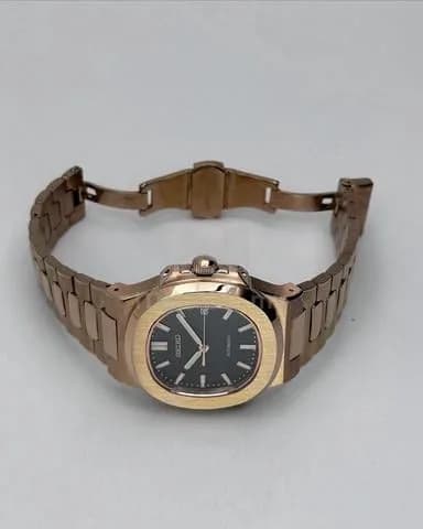 Custom S. Mod 40mm Black Rose Gold Naut — image 2