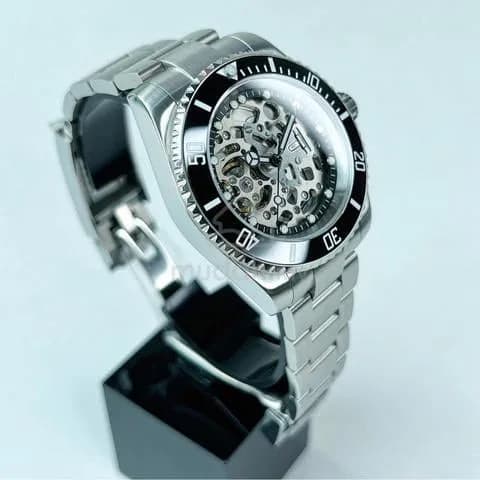 Custom S. Mod 40mm Black Skeleton Submariner — image 4
