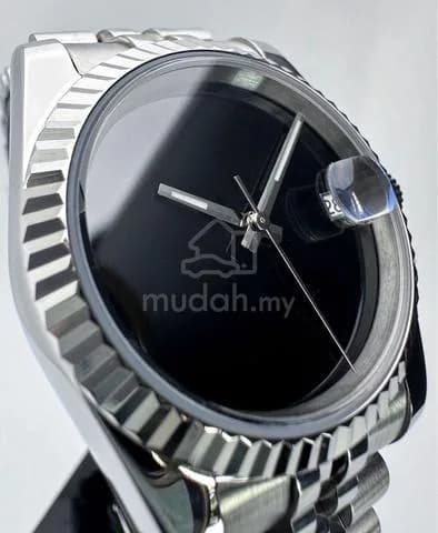 Custom S. Mod 36mm Glossy Black Sterile Onyx DateJust — image 3