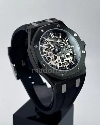 Custom S. Mod 42mm Silver Skeleton Black — image 6