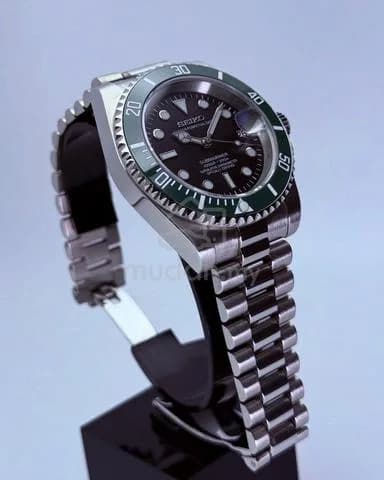 Custom S. Mod 40mm Ice Lume Starbucks Submariner — image 3