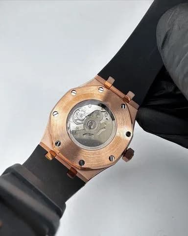 Custom S. Mod 42mm Black Rose Gold AP — image 5