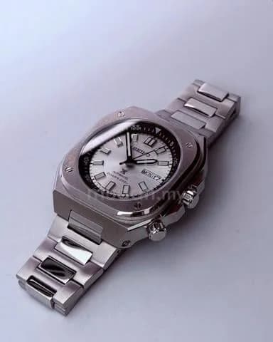 Custom S. Mod 42mm Silver Day-Date BR05 — image 4