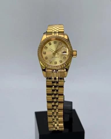 Custom S. Mod 26mm No Logo Gold Diamond Datejust — image 6