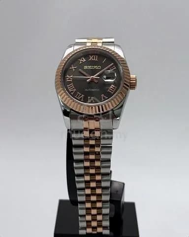 Custom S. Mod 31mm Dark Grey Roman 2-Tone Rose Gold — image 4