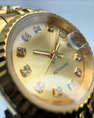 Custom S. Mod 26mm No Logo Gold Diamond Datejust — image 3