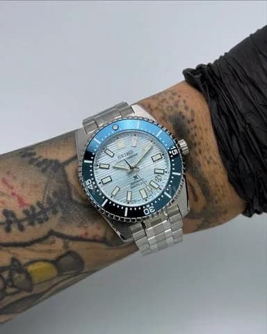 Custom S. Mod 40mm Ice Blue Prospex MarineMaster — image 1