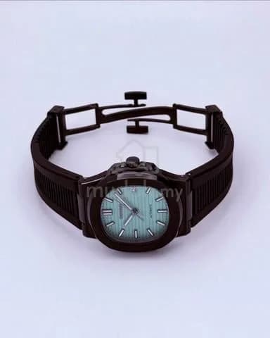 Custom S. Mod 40mm Black Turquoise Blue Green Naut — image 3