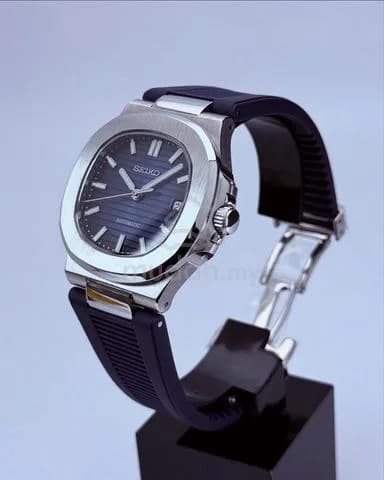 Custom S. Mod 40mm Blue Vignette Nautilus — image 4