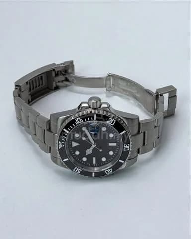 Custom S. Mod 40mm Black No Logo Submariner — image 4