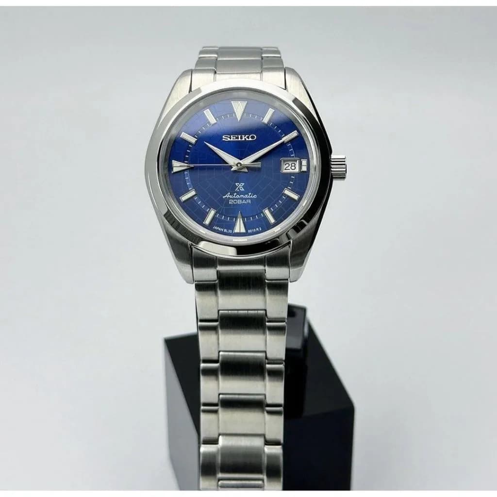 Custom S. Mod Blue Ginza Presage 39mm — image 5