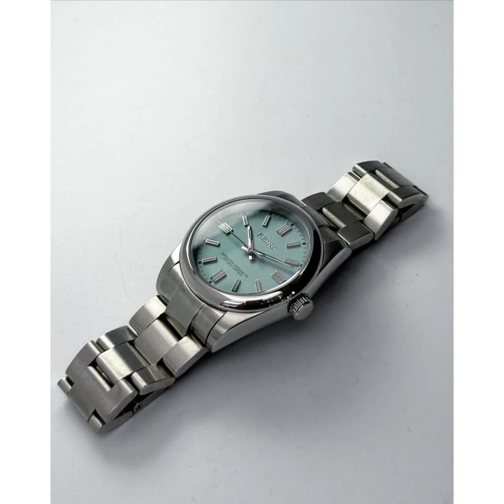 Custom S. Mod Light Tif Blue Green Oyster Perpetual 36mm — image 7