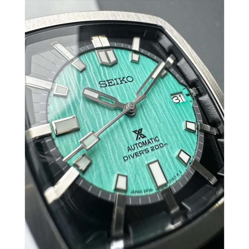 Custom S. Mod Tif Blue Green Birch Recraft Tank 39.5mm — image 3