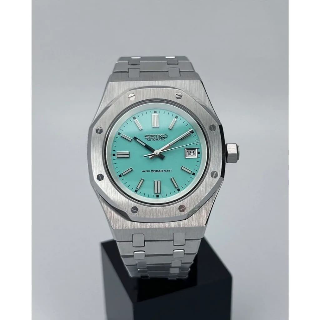 Custom S. Mod 42mm Tiff.Blue/Green AP — image 5