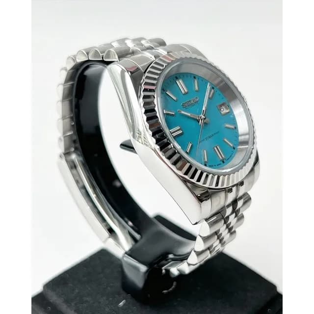 Custom S. Mod Blue DateJust 36mm — image 5