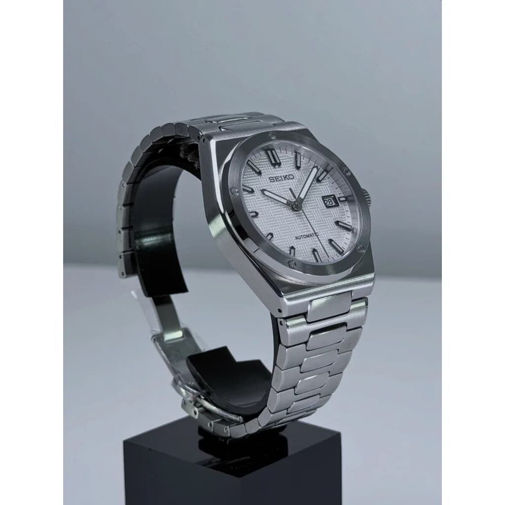 Custom S. Mod 40mm White Ingenieur Automatic Watch — image 4
