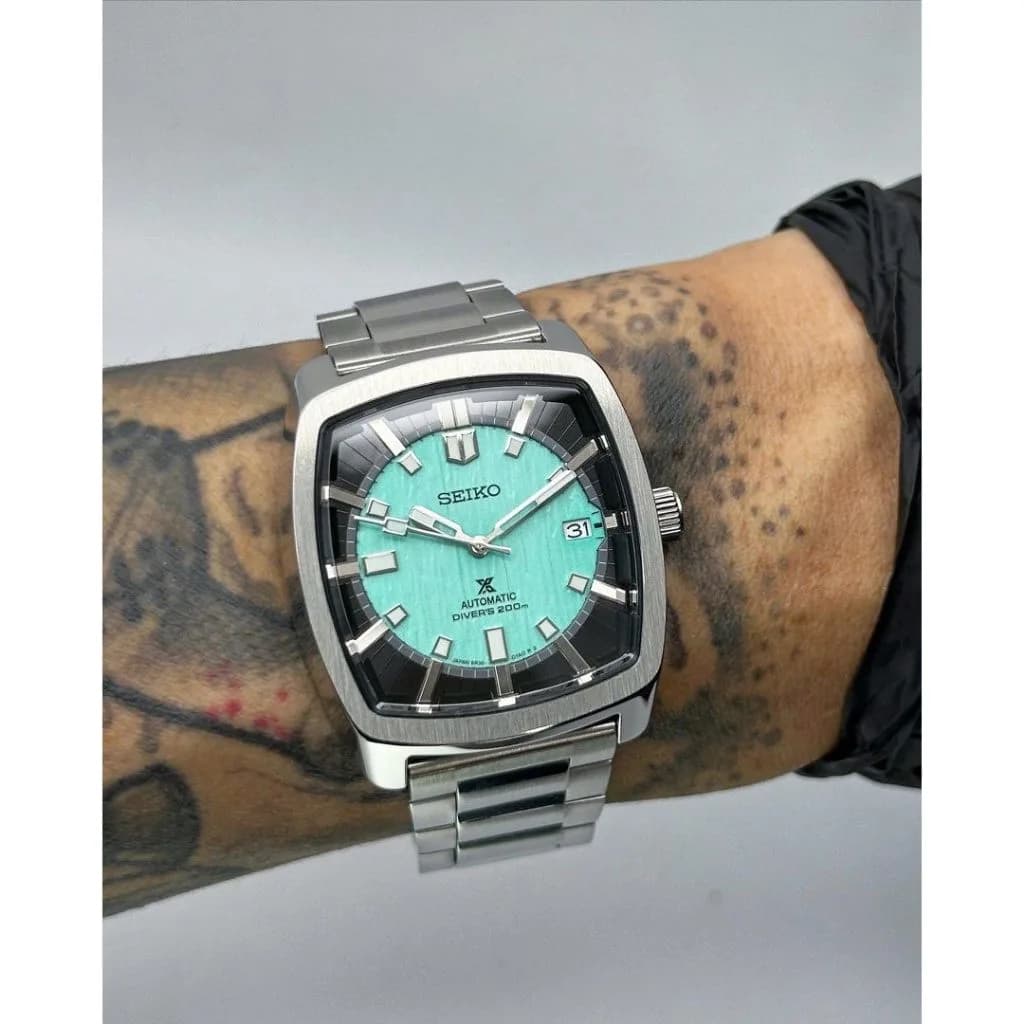 Custom S. Mod Tif Blue Green Birch Recraft Tank 39.5mm — image 1