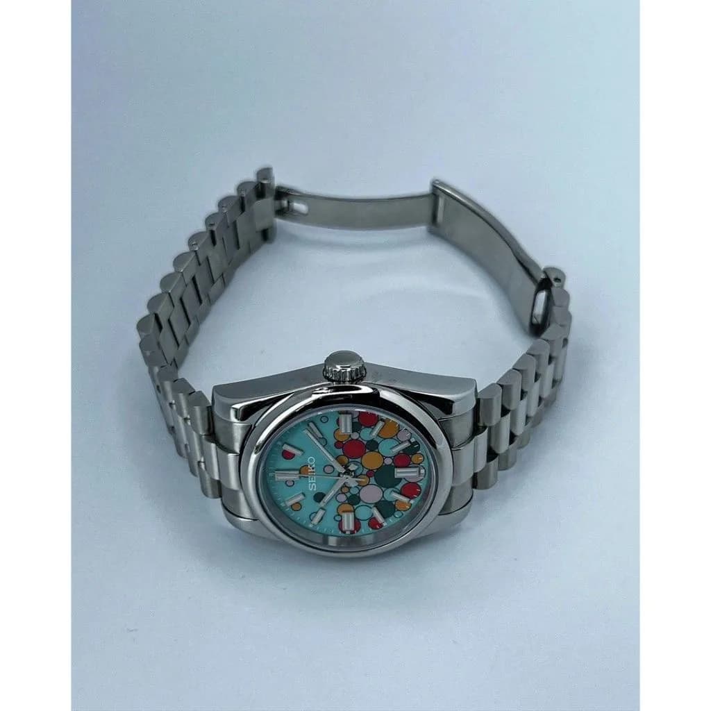Custom S. Mod 36mm Turquoise Green Celebration Dial Oyster Perpetual — image 4