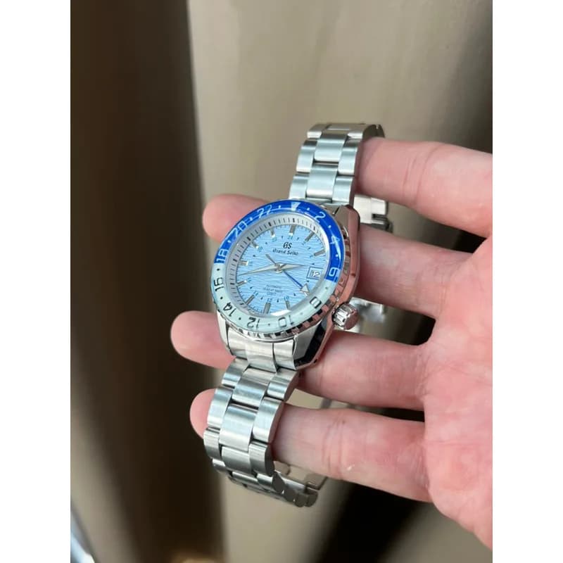 Custom Grand Seiko Mod 41mm GS GMT Sky Blue — image 2