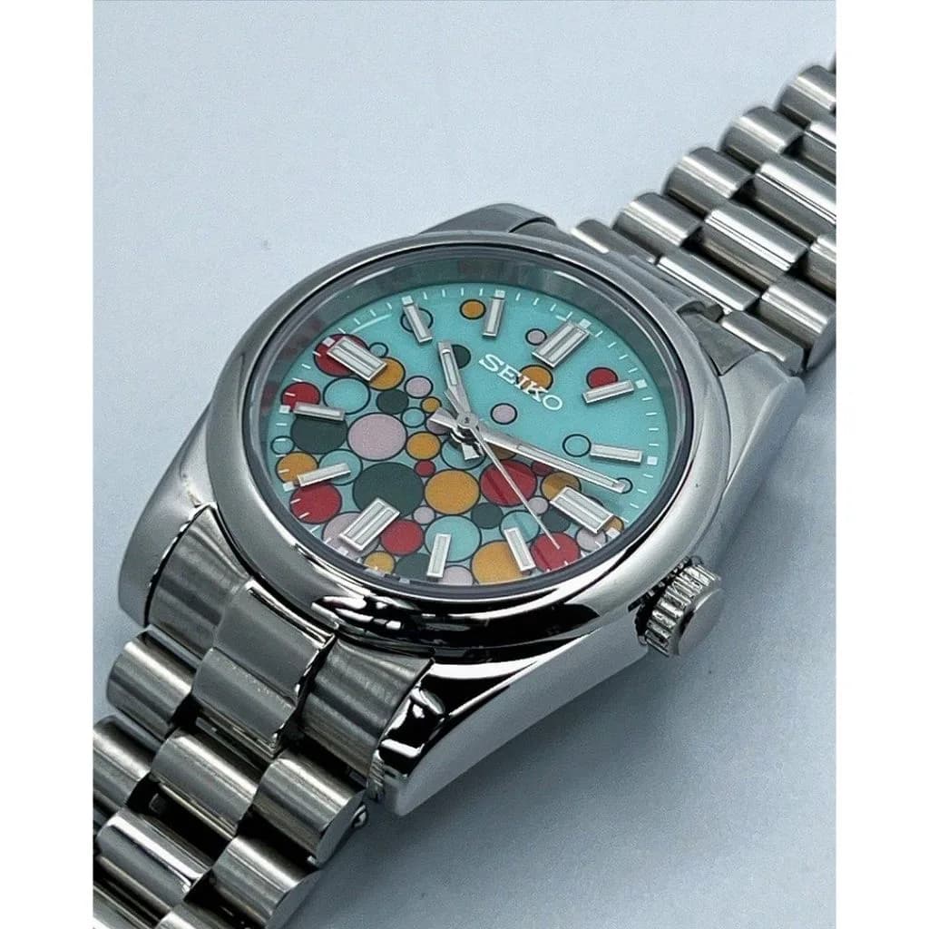 Custom S. Mod 36mm Turquoise Green Celebration Dial Oyster Perpetual — image 7
