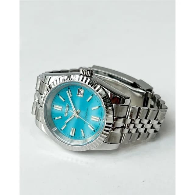 Custom S. Mod Blue DateJust 36mm — image 2