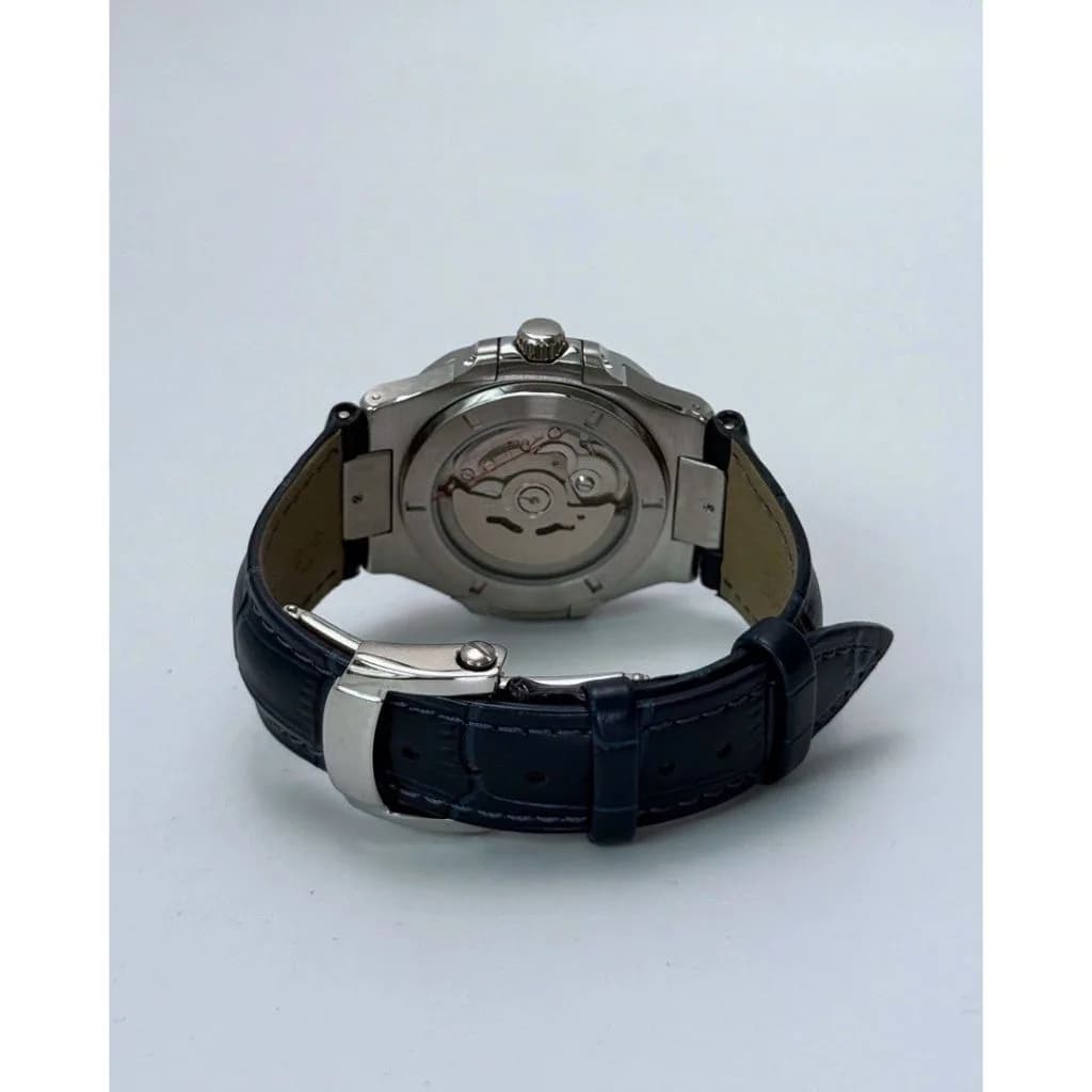Custom S. Mod 40mm Blue Naut on Premium Leather Strap — image 6