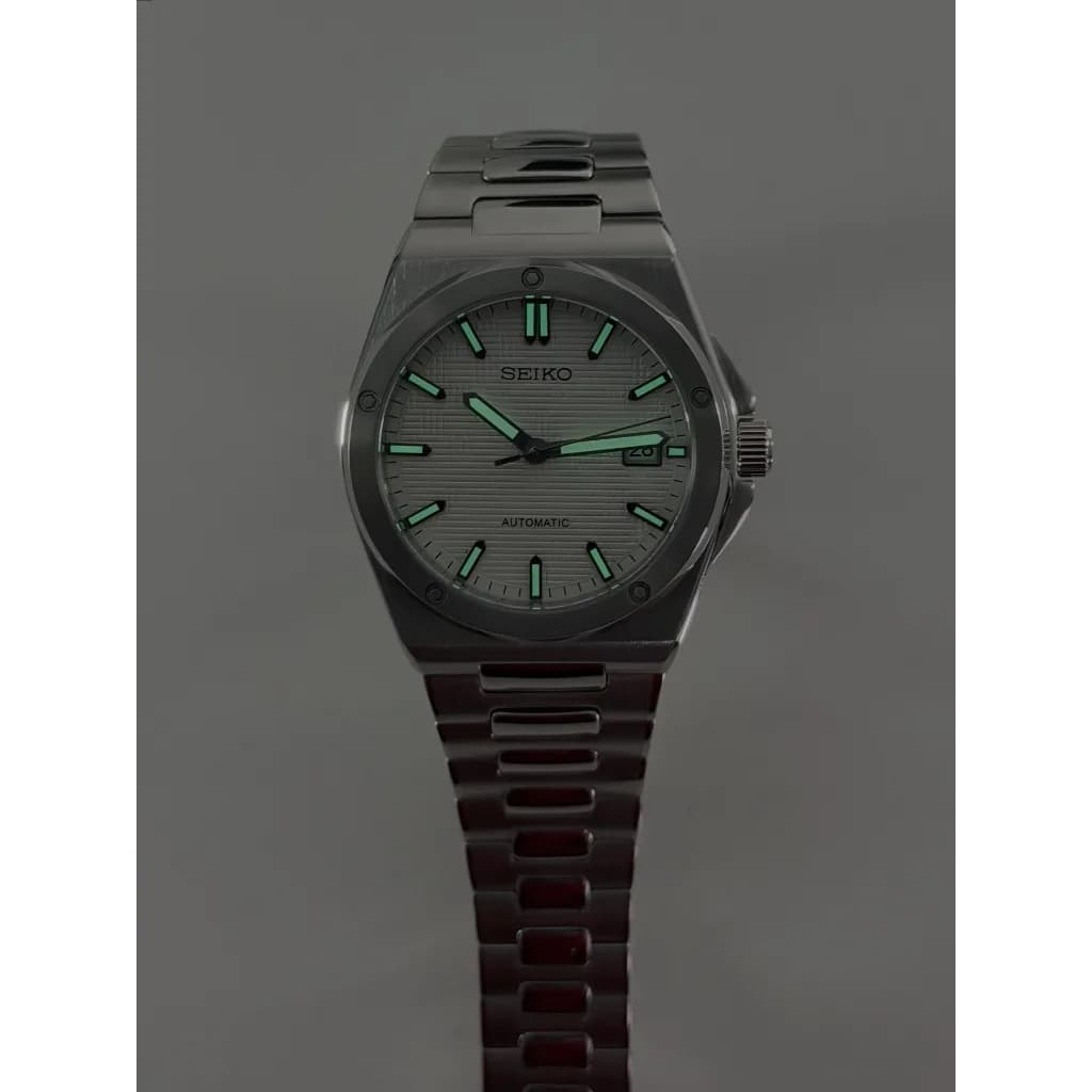 Custom S. Mod 40mm White Ingenieur Automatic Watch — image 9
