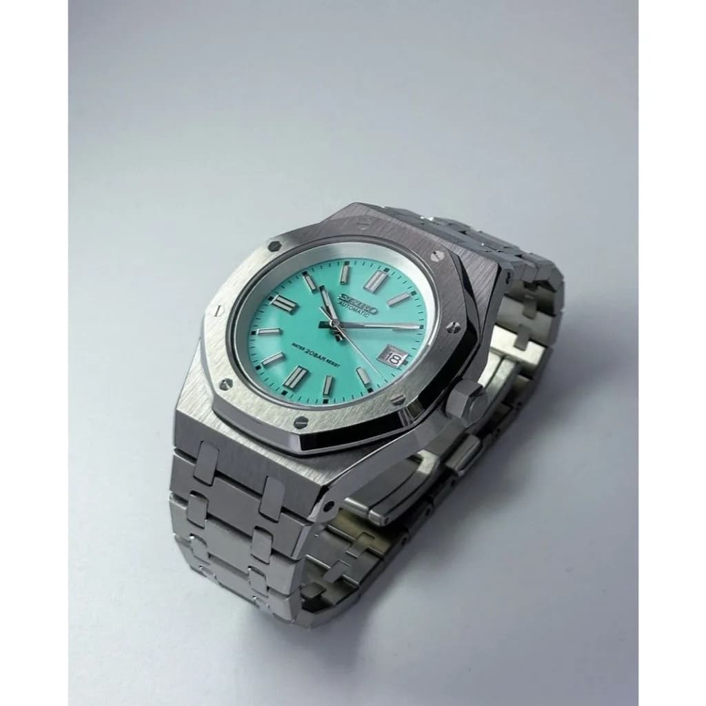 Custom S. Mod 42mm Tiff.Blue/Green AP — image 8