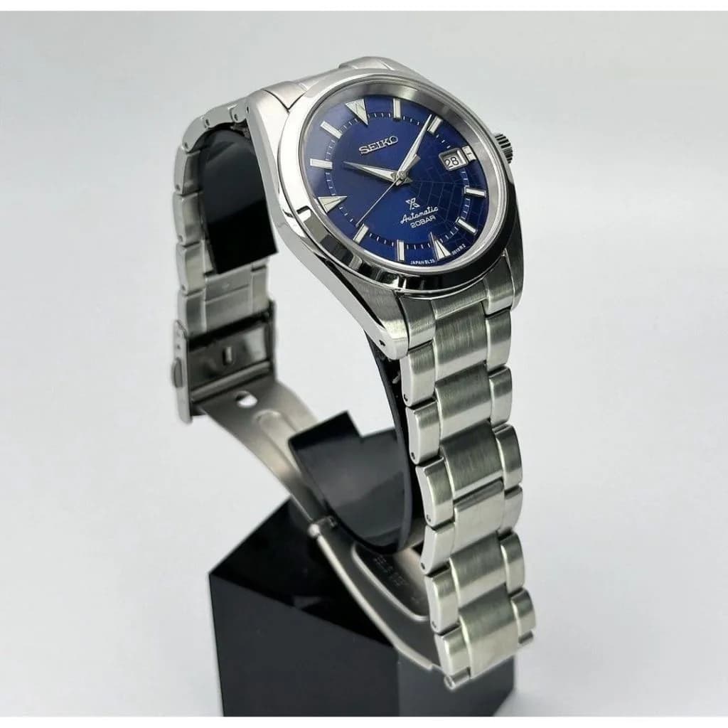 Custom S. Mod Blue Ginza Presage 39mm — image 2