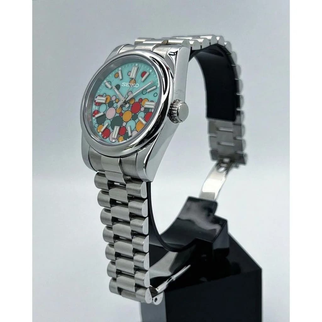 Custom S. Mod 36mm Turquoise Green Celebration Dial Oyster Perpetual — image 9