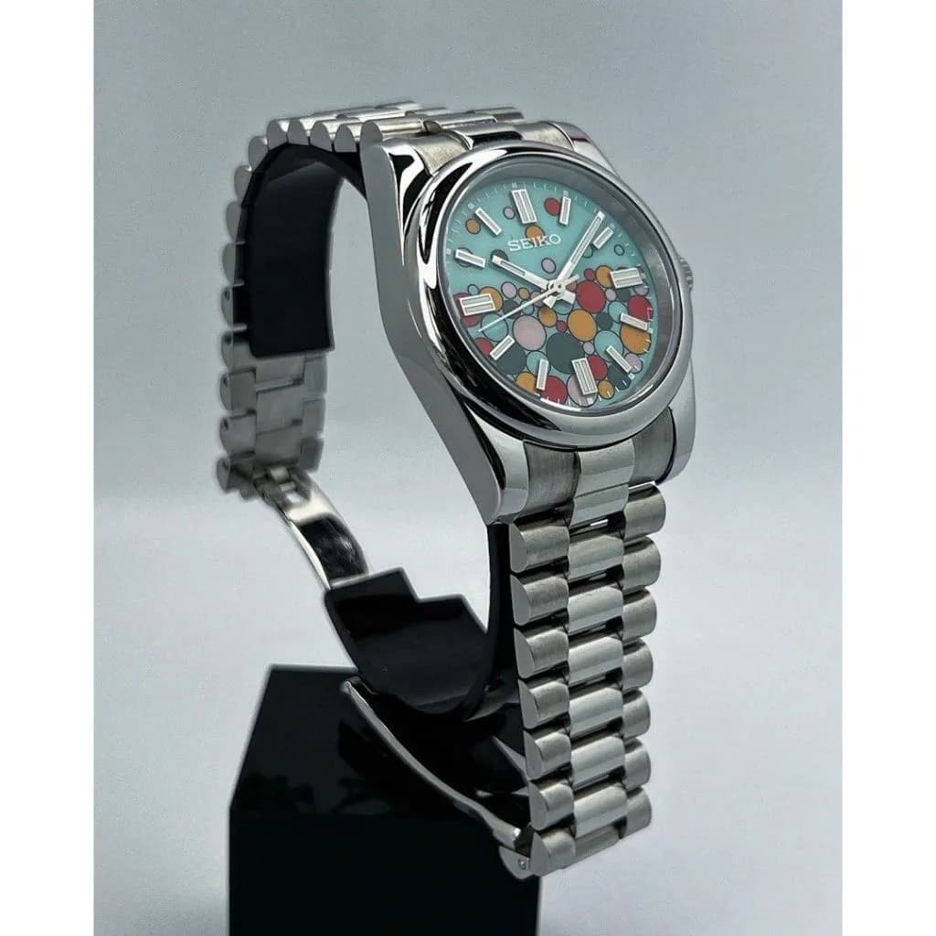 Custom S. Mod 36mm Turquoise Green Celebration Dial Oyster Perpetual — image 8