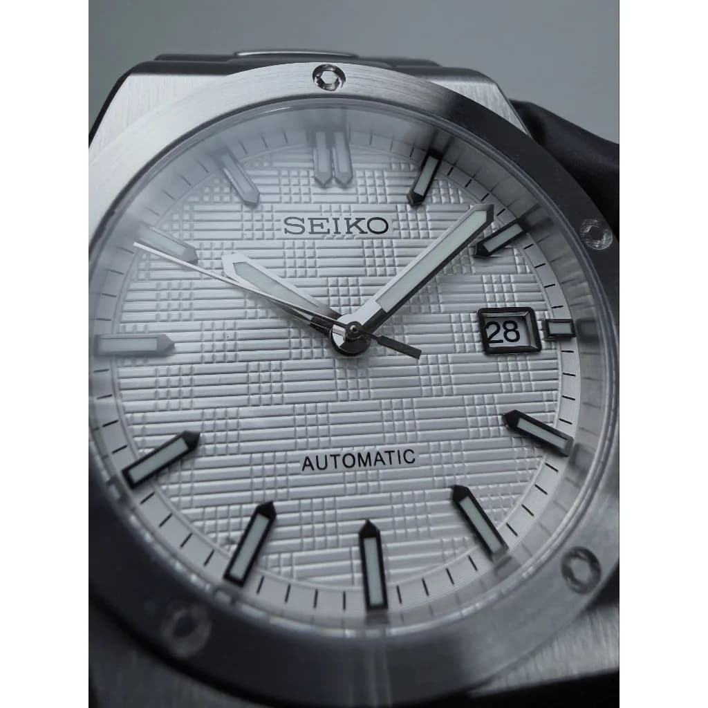 Custom S. Mod 40mm White Ingenieur Automatic Watch — image 8